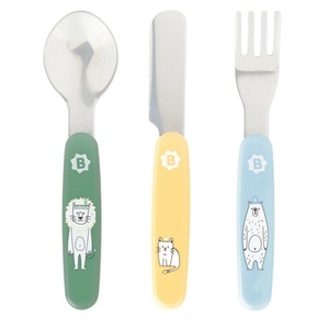 BADABULLE, badabulle Kinderbesteckset 3-teilig, 