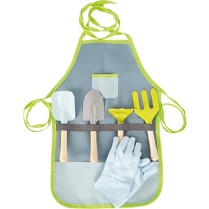 Legler, Legler 11881 - Small foot, Gartenschürze mit Gartenwerkzeug, 6-teilig, Gartenspielzeug SCHÜRZE MIT WERKZEUG