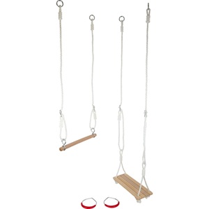 Legler, Legler 11908 - Small foot, Schaukel-Set 3in1 (Schaukel, Trapez und Turnringe), Small foot - Schaukel-Set 3 in 1