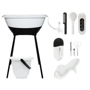 Luma, Luma® Babycare Bade- und Pflegeset Speckles White, 