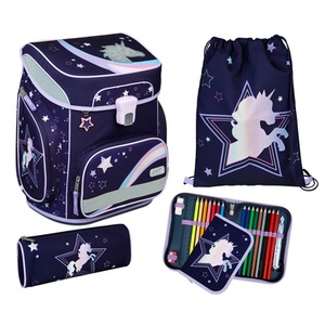 Scooli, Scooli EasyFit Schulranzen - Set Dreamland, Scooli Schulrucksack »5-teilig Einhorn«