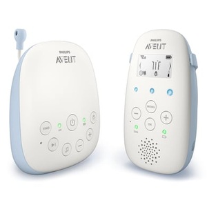 Avent, Avent Philips - Babyphone SCD715 - Weiss und Hellblau, Philips Avent Advanced DECT-Audio-Babyphone (1 Stk)