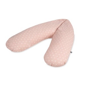 Julius Zöllner, JULIUS ZÖLLNER Stillkissen Jersey Leafy, Jersey-Stillkissen STARY (190x30) in blush