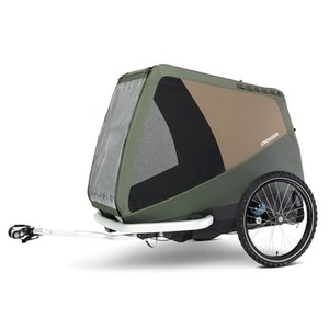 Croozer, CROOZER Hundefahrradanhänger Dog Tammo Moss green, Croozer Veloanhänger Dog Tammo XXL, Moss Green