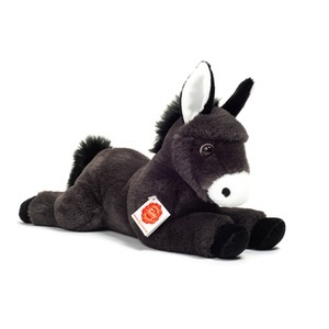 Teddy Hermann, Teddy HERMANN® Esel liegend 34 cm, Kuscheltier ESEL (34cm) liegend in grau