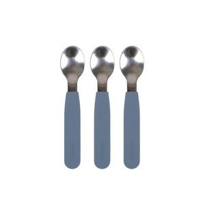 FILIBABBA, Filibabba Löffel aus Silikon 3er-Pack, Powder Blue, 