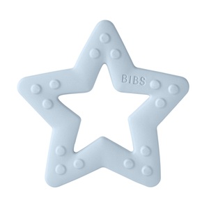 BIBS, BIBS® Beißring Baby Bitie Star ab dem 3. Monat in babyblau, BIBS Baby Bitie Beissring Star Baby Blue (1 Stk)