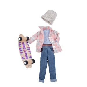 Käthe Kruse, Käthe Kruse Street Outfit mit Skateboard, 
