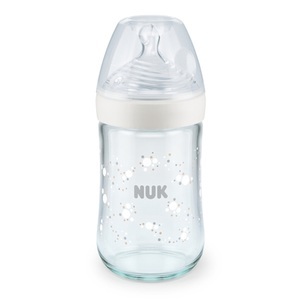Nuk, NUK Nature Sense Babyflasche aus Glas mit Temperature Control, NUK Nature Sense Babyflasche aus Glas mit Temperature Control