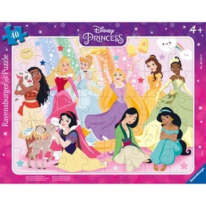 Ravensburger, Ravensburger Rahmenpuzzle - Unsere Disney Prinzessinnen, Rahmenpuzzle UNSERE DISNEY-PRINZESSINNEN 40-teilig