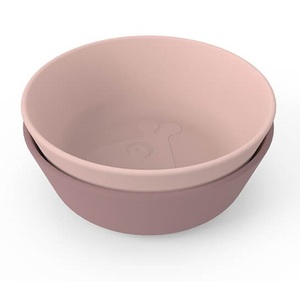 Done by Deer, Done by Deer? Schüssel Kiddish 2-er Pack Raffi Rosa, Kunststoff-Schüssel KIDDISH - RAFFI 2er Pack in rosa