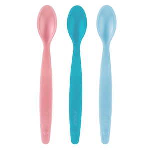 Reer, Reer - 3er-Set Löffel mit Wärmeindikator MagicSpoon - Hellrosa und Blau und Hellblau, reer® MagicSpoon Löffel