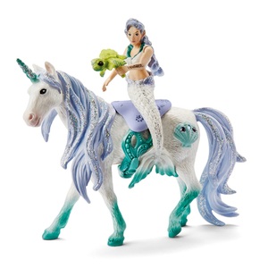 Schleich, Schleich® Spielfigur »bayala, Meerjungfrau auf Meereseinhorn (42509)«, Schleich® Spielfigur »bayala Meer«