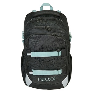 NEOXX, neoxx Schulrucksack »Active, Queen of the Nite«, reflektierende Details, aus recycelten PET-Flaschen, Neoxx Rucksack Queen Of The Nite 31 x 24 x 45,5 cm Schwarz