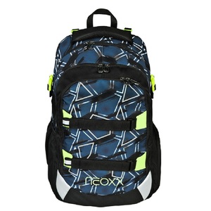 NEOXX, neoxx Schulrucksack »Active, Flash yourself«, reflektierende Details, aus recycelten PET-Flaschen, neoxx Schulrucksack »Active, Flash yourself«, reflektierende Details, aus recycelten PET-Flaschen