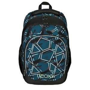 NEOXX, neoxx Schulrucksack »Fly, Flash yourself«, Reflektionsnaht, aus recycelten PET-Flaschen, neoxx Schulrucksack »Fly, Flash yourself«, Reflektionsnaht, aus recycelten PET-Flaschen
