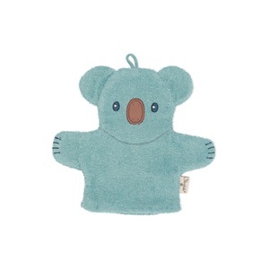 Sterntaler, Sterntaler Spiel-Waschhandschuh Kalla blau melange, Waschhandschuh KALLA KOALA (21x23) in braun