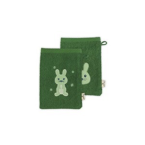Sterntaler, Sterntaler Waschhandschuhe Doppelpack Kinni dunkelgrün, 