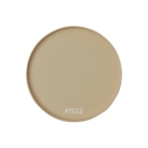 Design Letters, Design Letters Teller Favourite beige, Design Letters - Runder Teller, 21.5CM, Beige
