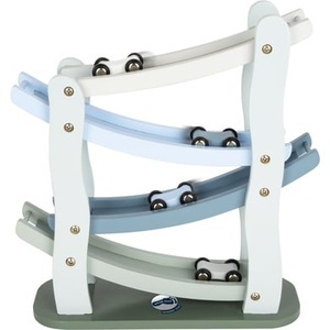Legler, Legler 11651 - Small foot, Rennbahn Blaues Wunder, inkl. 4 Autos, Holz, 5-teilig, Rennbahn Blaues Wunder