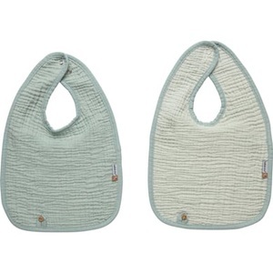 Bébé-jou, bébé jou® Lätzchen 2er Pack Pure Cotton Green, 
