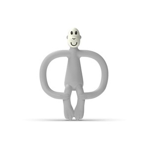 MATCHSTICK MONKEY, Matchstick Monkey Beißring Affe, hellgrau, 