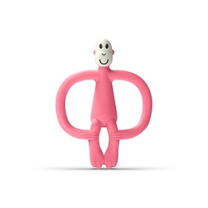MATCHSTICK MONKEY, Matchstick Monkey Beißring Affe, rosa, Matchstick Monkey Teether pink (1 Stk)