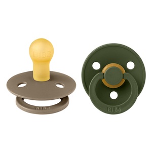 BIBS, BIBS® Schnuller Colour Hunter Green & Dark Oak 0-6 Monate, 2 Stk., 