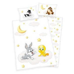 HERDING, Herding Renforcé Kinder-Wendebettwäsche Looney Tunes, LOONEY TUNES Babybettwäsche »Looney Tunes«, mit liebevollem Motiv