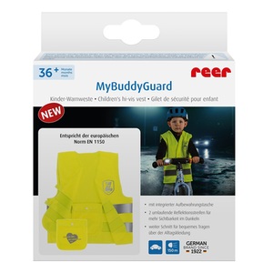 Reer, Reer - MyBuddyGuard Kinder-Warnweste, Kinder-Warnweste MY BUDDY GUARD in gelb
