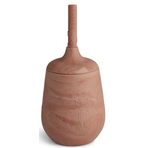 nuuroo, nuuroo Trinkbecher mit Strohhalm Adita 230ml, Red Mix, 