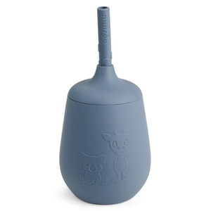 nuuroo, nuuroo Trinkbecher mit Strohhalm Adita 230ml, Bering Sea, 