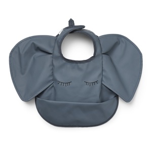 Elodie Details, Elodie Details Lätzchen HUMBLE HUGO mit Auffangschale in blau, Lätzchen HUMBLE mit Auffangschale in blau