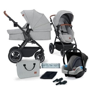 Kinderkraft, Kinderkraft Kombikinderwagen 3 in 1 B-TOUR light grey, 