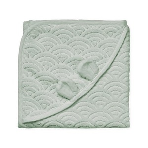 Cam Cam® COPENHAGEN, Cam Cam Copenhagen Kapuzenbadetuch mit Öhrchen Baby grün, Kapuzenhandtuch BABY EARS in dusty green