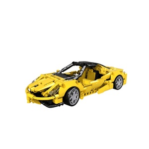 Open Bricks, Open Bricks Sports Car Yellow, 