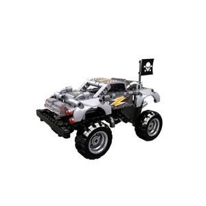 Open Bricks, Open Bricks Monster Truck Silver, 