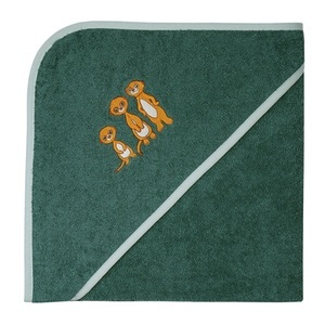 WÖRNER, WÖRNER SÜDFROTTIER Kapuzenbadetuch Erdmännchen pinie, 