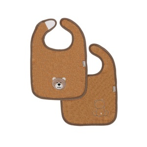 Sterntaler, Sterntaler Klettlätzchen Doppelpack Bär rost, 