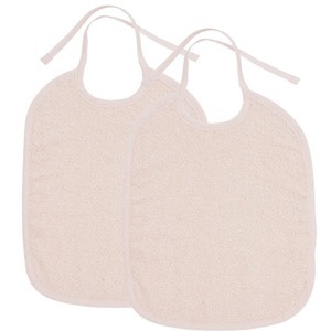 MEYCO, MEYCO Lätzchen 2er Pack Basic Frottee Soft Pink, 