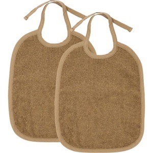MEYCO, MEYCO Lätzchen 2er Pack Basic Frottee Toffee, 