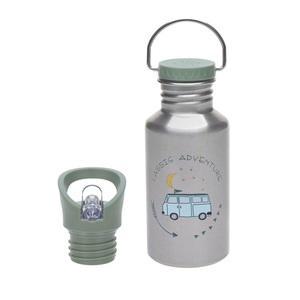Lässig, Lässig Trinkflasche ADVENTURE - BUS 0,5l aus Edelstahl, Lässig Edelstahl-Trinkflasche 