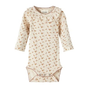 Lil'Atelier, Lil'Atelier Langarmbody Nbfrachel Fog, 