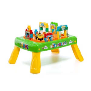 Molto, MOLTO Baustein Spieltisch mit Bausteinen 20 tlg., 