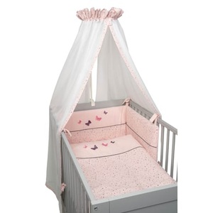 Be Be's Collection, Be Be 's Collection Bett Set 3tlg. 3D Schmetterling Rosa, 