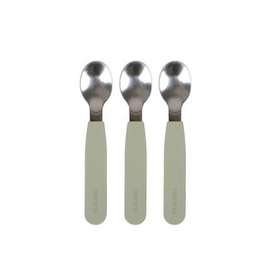 FILIBABBA, Filibabba Silikon Löffel 3er-Pack - Grün, 