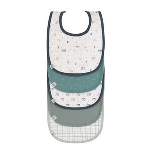 Lässig, Lässig Lätzchen GARDEN EXPLORER - FARM 5er-Pack in weiß/mint, Lätzchen GARDEN EXPLORER ? FARM 5er-Pack in weiss/mint