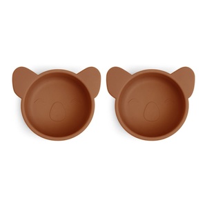 nuuroo, Nuuroo Snack-Schüssel Rosa Caramel Café 2er Set, 