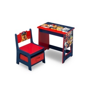 Delta Children, Delta Children Paw Patrol Kinderschreibtisch und -Stuhl-Set aus Holz, 