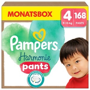 Pampers, Pampers Harmonie Pants Gr. 4, 9-15 kg, Monatsbox (1x168 Windeln), Pampers - Harmonie Pants Grösse 4, Monatsbox, 168STK